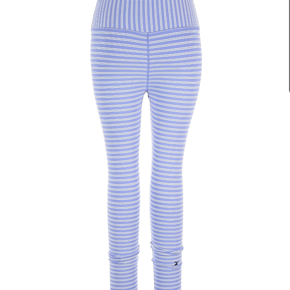 Striped Blue Kids Leggings